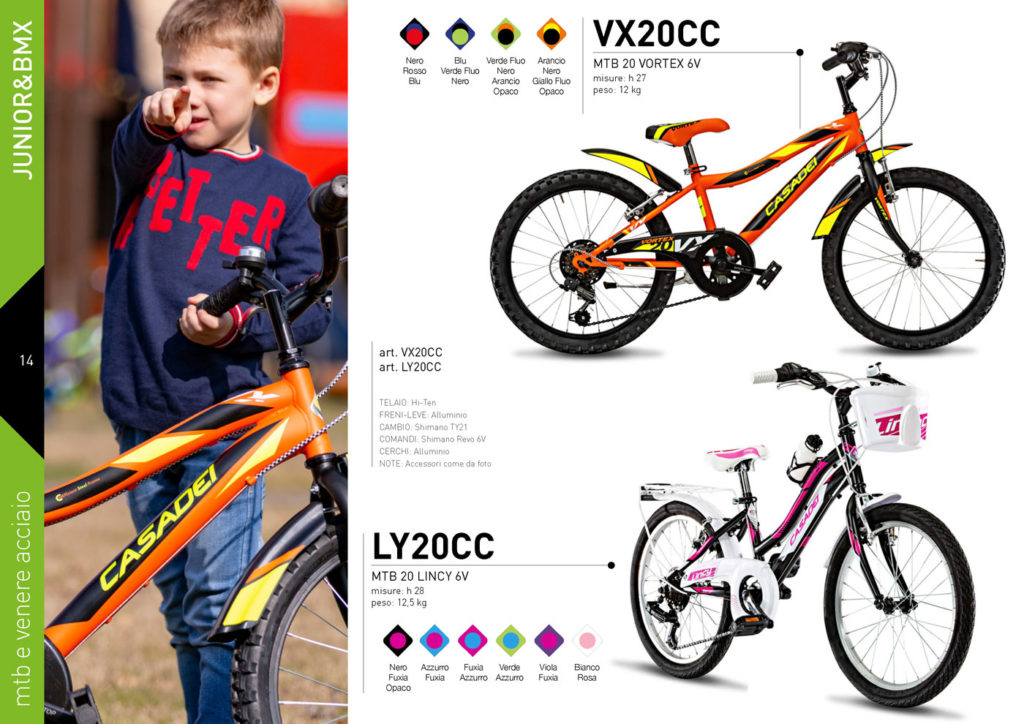 JUNIOR & BMX Casadei 2020/21- MTB e venere acciaio