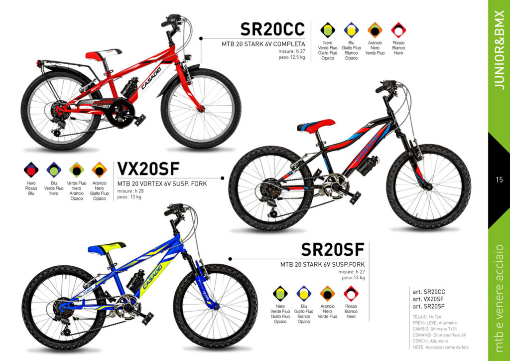 JUNIOR & BMX Casadei 2020/21- MTB e venere acciaio