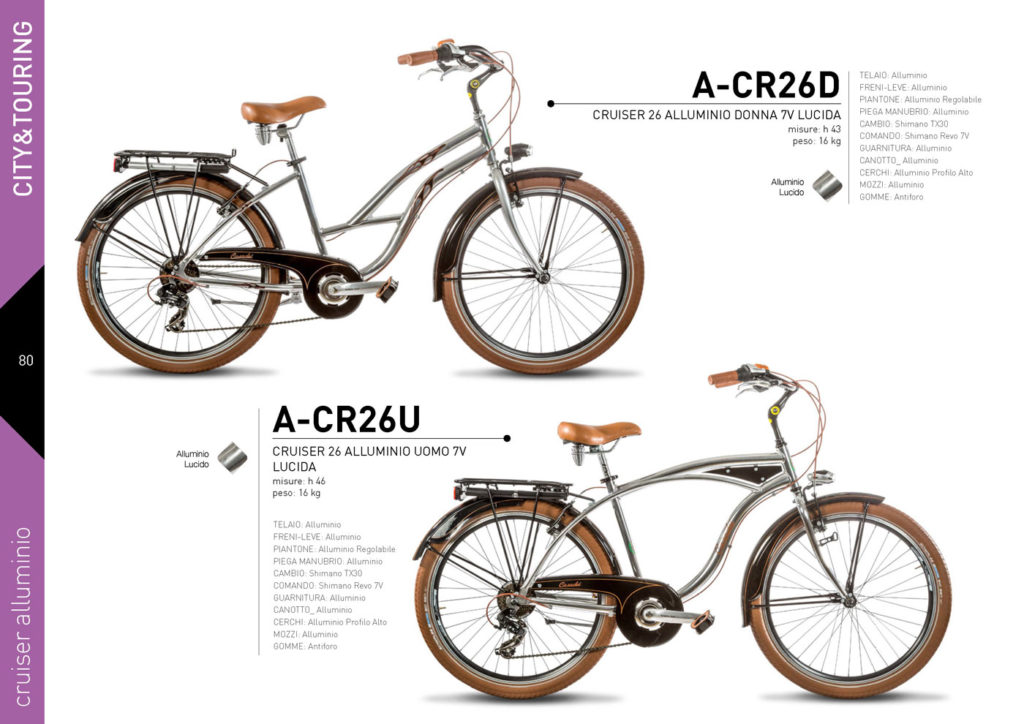 CITY & TOURING Casadei 2020/21 - Cruiser alluminio