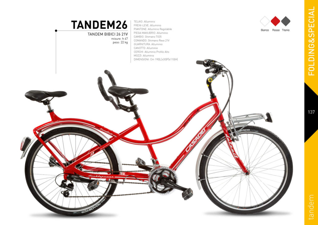 FOLDING & SPECIAL Casadei 2020/21 - tandem