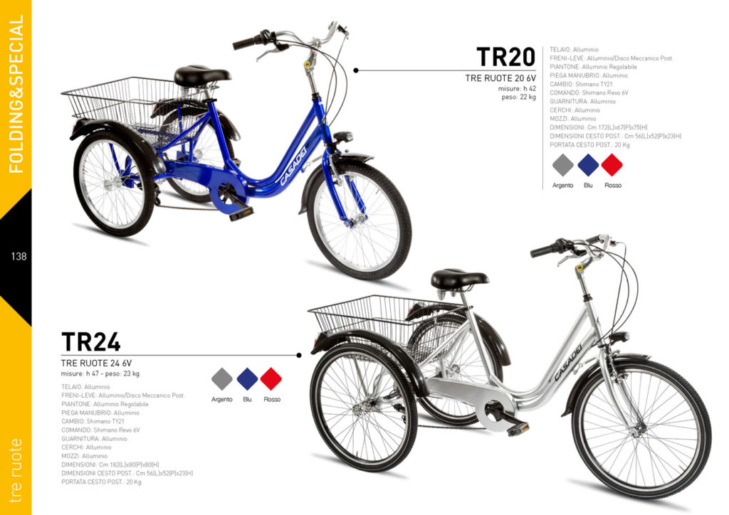 FOLDING & SPECIAL Casadei 2020/21 - tre ruote
